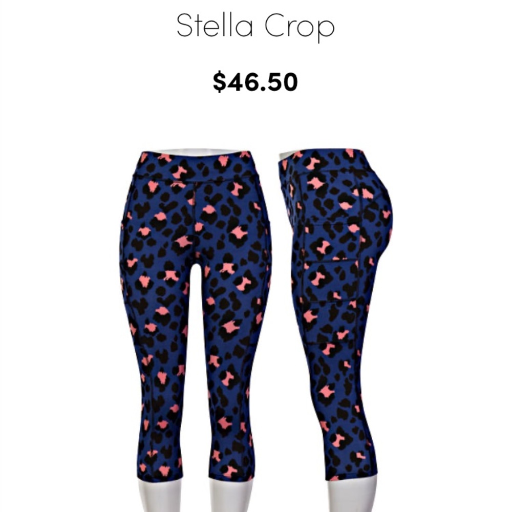 POP Fit Crop Leggings w/ Pockets- 2XL